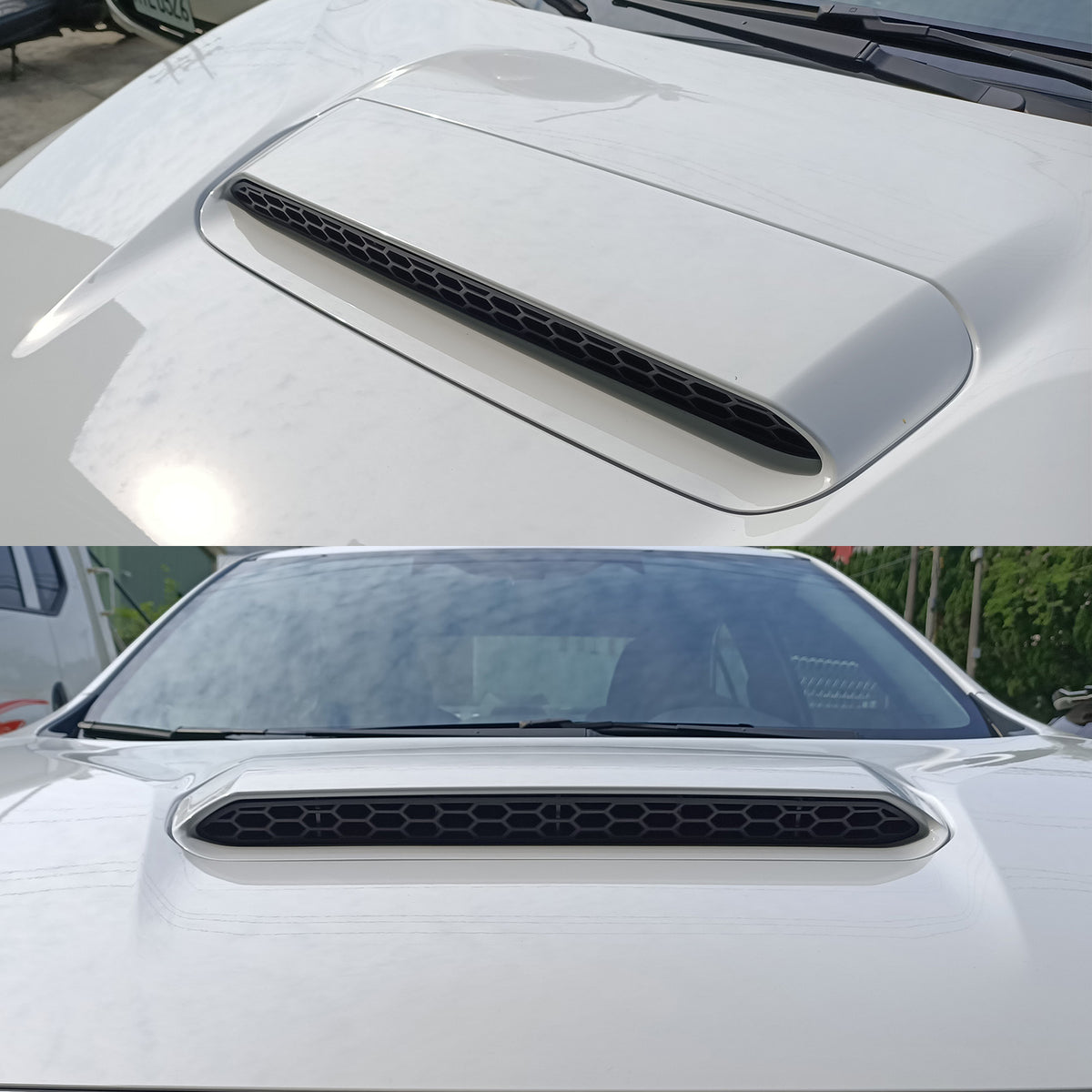 Hood Scoop Grille Insert for Subaru WRX VB 2022-2026 DTO Style Matte Black