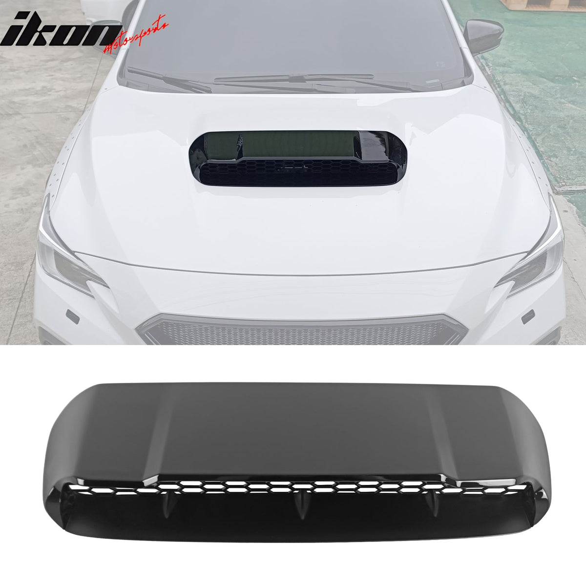 2022-2026 Subaru WRX VB Front Air Intake Vent Hood Scoop Gloss Black