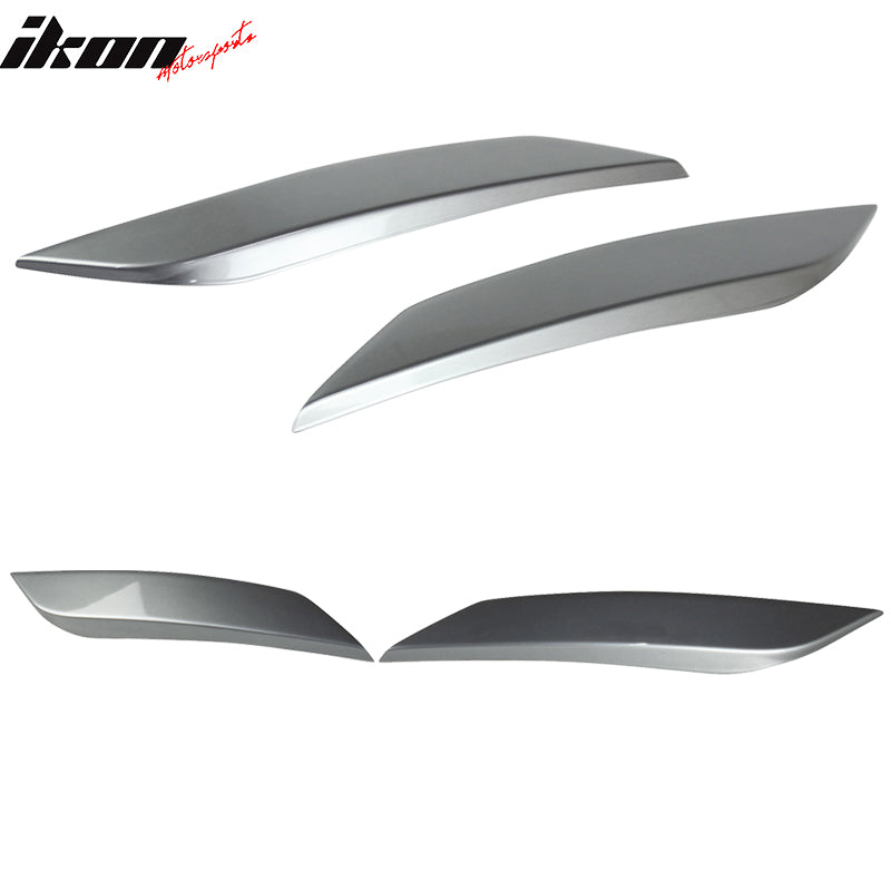 2003-2008 Nissan 350Z 2Dr Headlight Eyelids Eyebrows Cover ABS