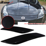2003-2008 Nissan 350Z 2Dr Headlight Eyelids Eyebrows Cover ABS