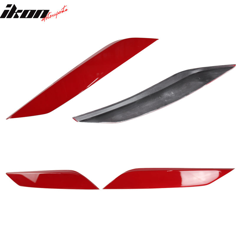 2003-2008 Nissan 350Z 2Dr Headlight Eyelids Eyebrows Cover ABS