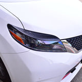 2011-2017 Toyota Sienna Headlight Eyelids Eyebrows Cover ABS
