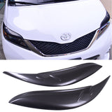2011-2017 Toyota Sienna Headlight Eyelids Eyebrows Cover ABS
