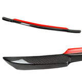2012-2014 Mercedes Benz W204 Sedan Front Bumper Lip Carbon Fiber