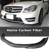 2012-2014 Benz C-class W204 LCI GH Style Front Lip Carbon Fiber