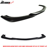 2010-2013 Benz E Class W212 4DR AMG Front Bumper Lip Carbon Fiber