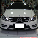 2012-2014 Mercedes Benz W204 Godhand Style Front Bumper Lip FRP