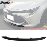 2019-2022 Toyota Corolla E210 Hatchback Matte Black Front Bumper Lip