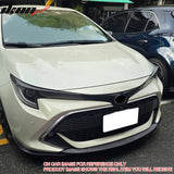 2019-2022 Toyota Corolla E210 Hatchback Matte Black Front Bumper Lip