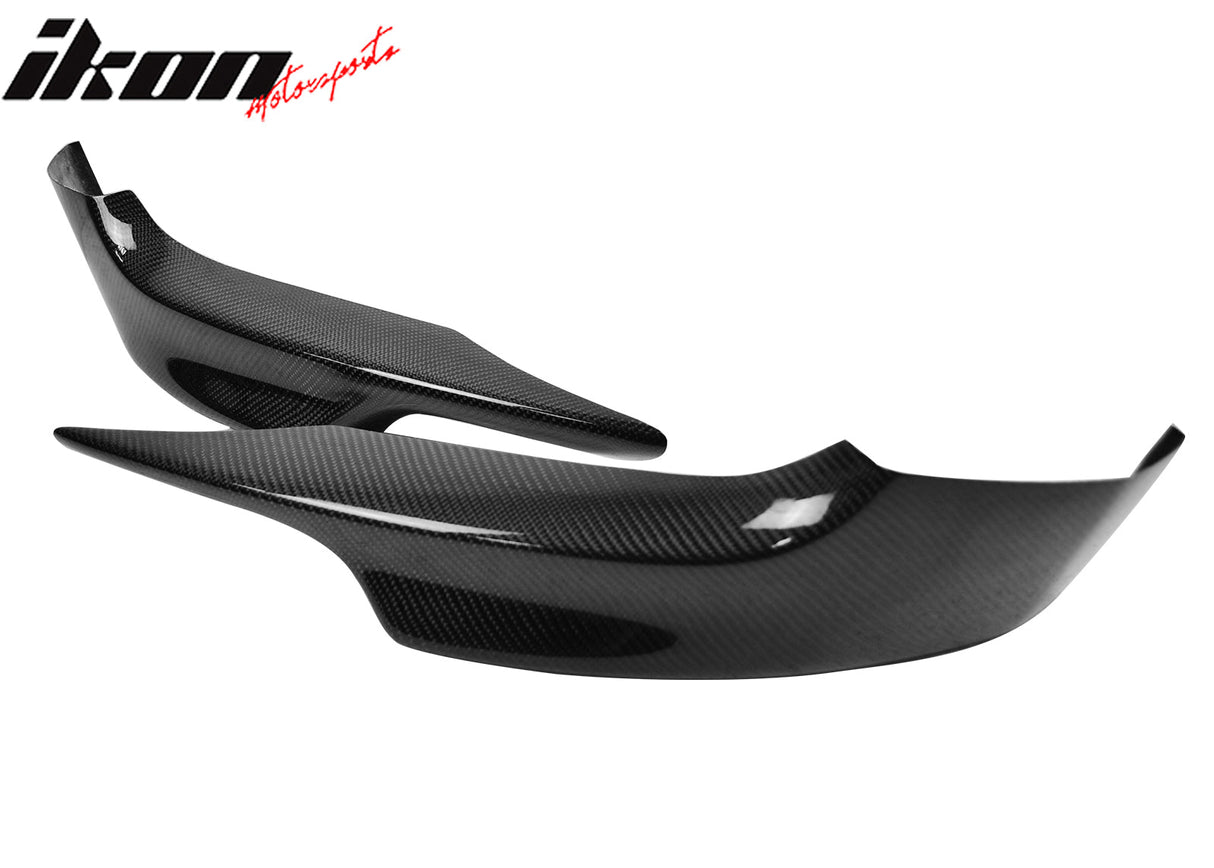 2007-2010 BMW E92 M-Tech Style Front Lip Splitters Carbon Fiber