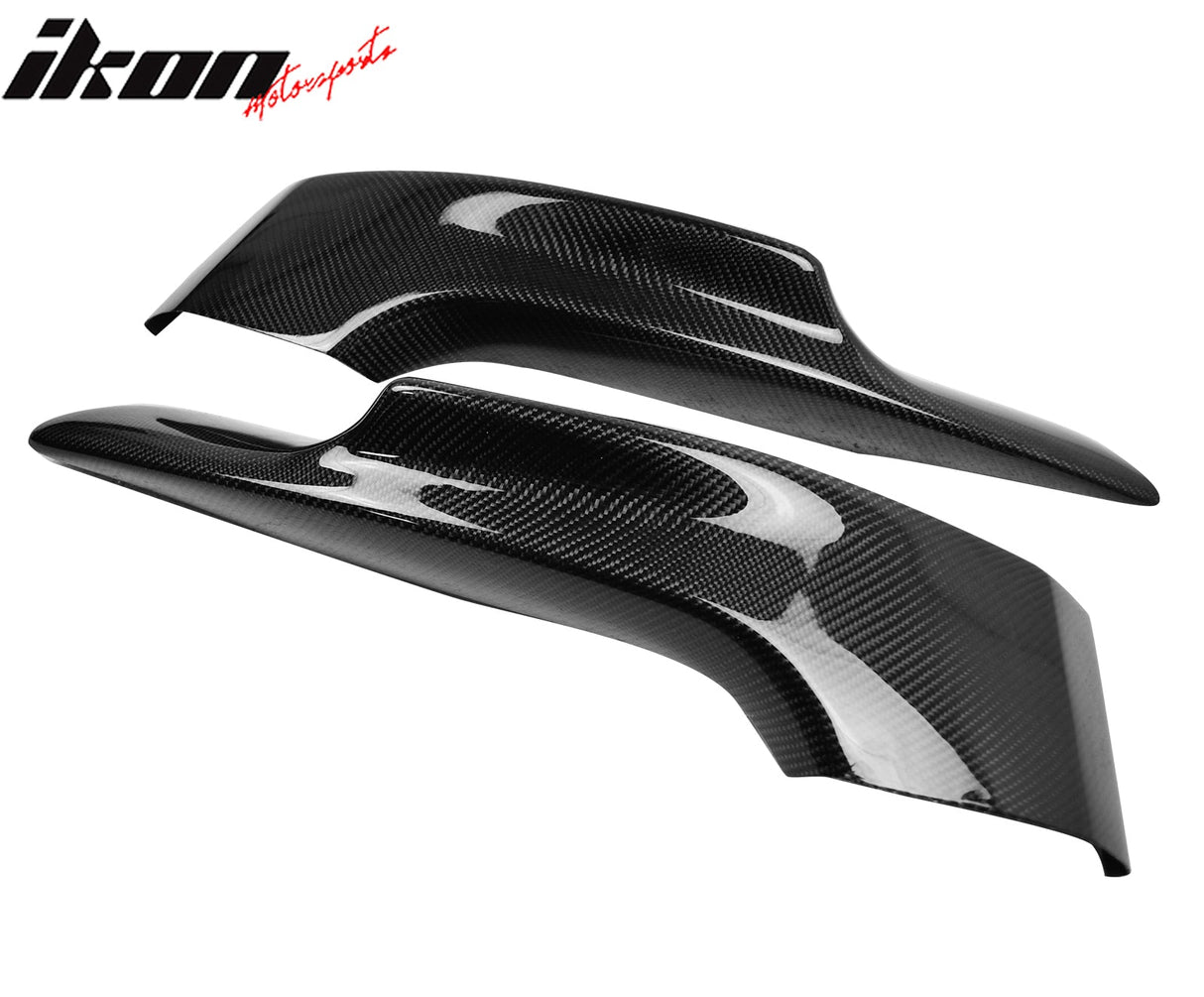 2007-2010 BMW E92 M-Tech Style Front Lip Splitters Carbon Fiber