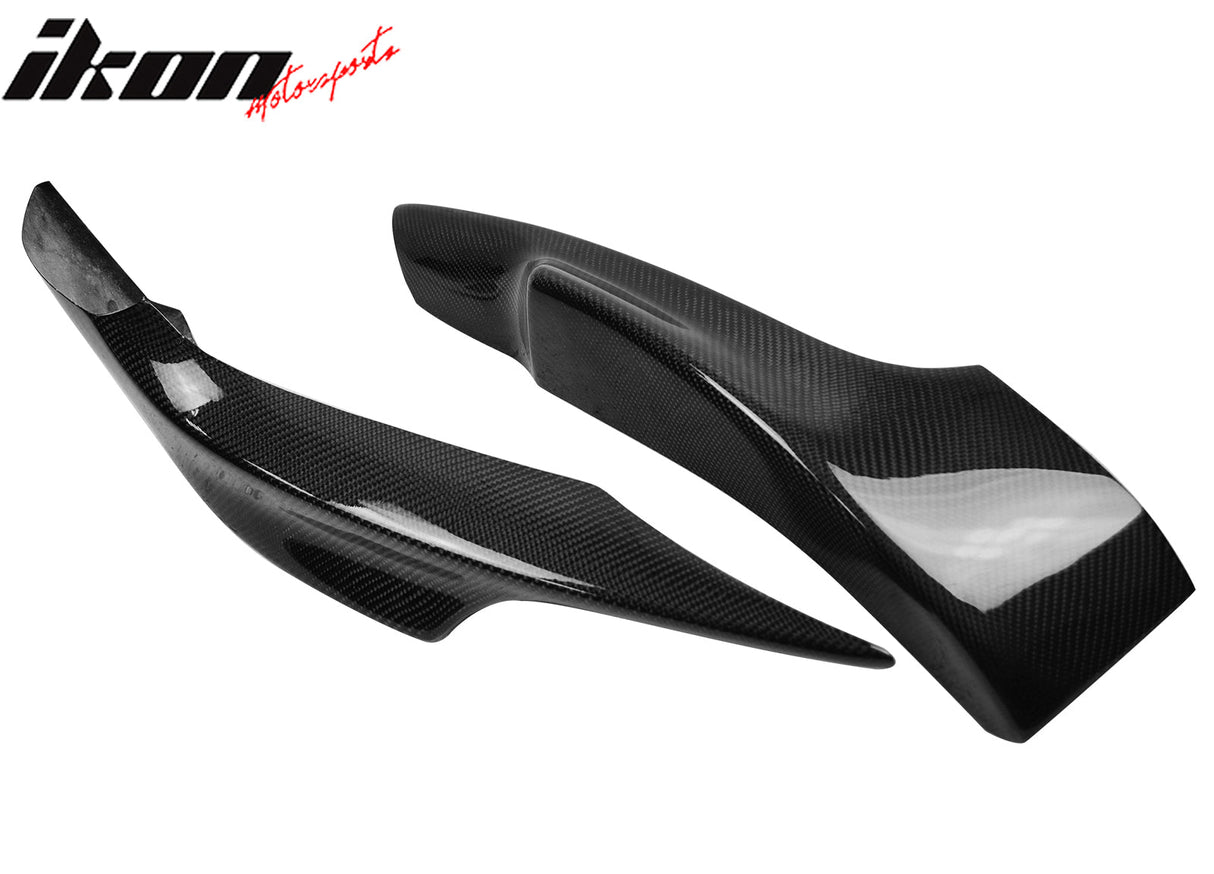 2007-2010 BMW E92 M-Tech Style Front Lip Splitters Carbon Fiber