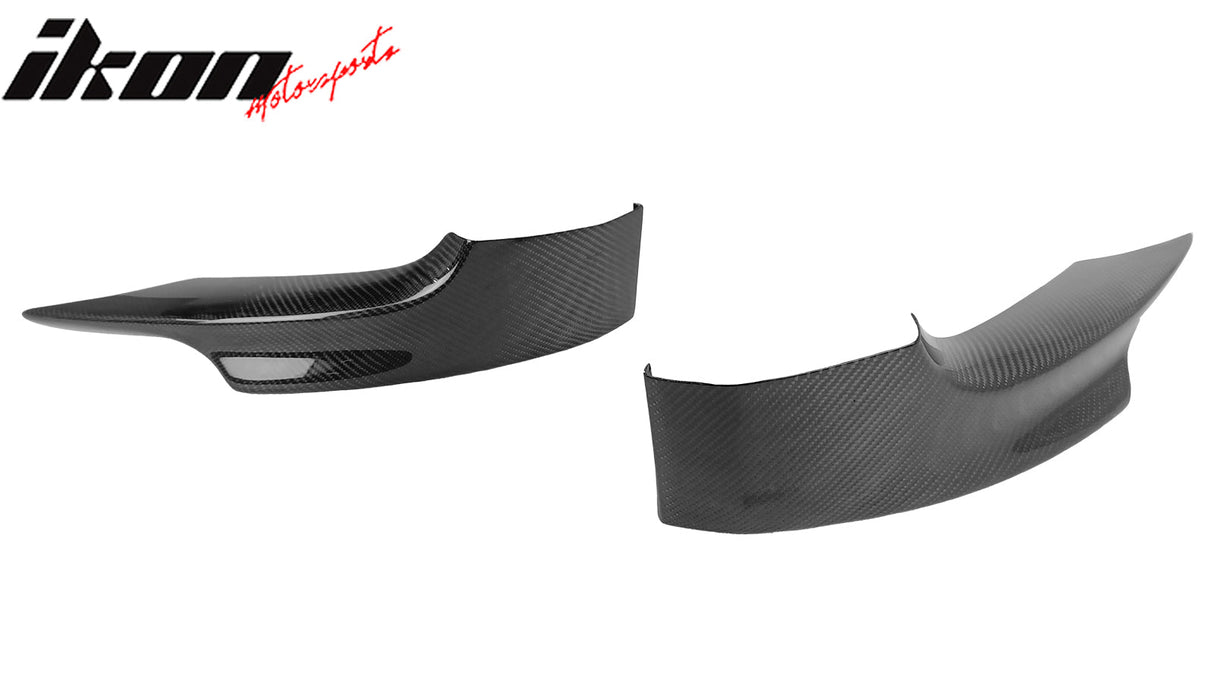 2007-2010 BMW E92 M-Tech Style Front Lip Splitters Carbon Fiber