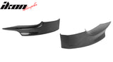 2007-2010 BMW E92 M-Tech Style Front Lip Splitters Carbon Fiber