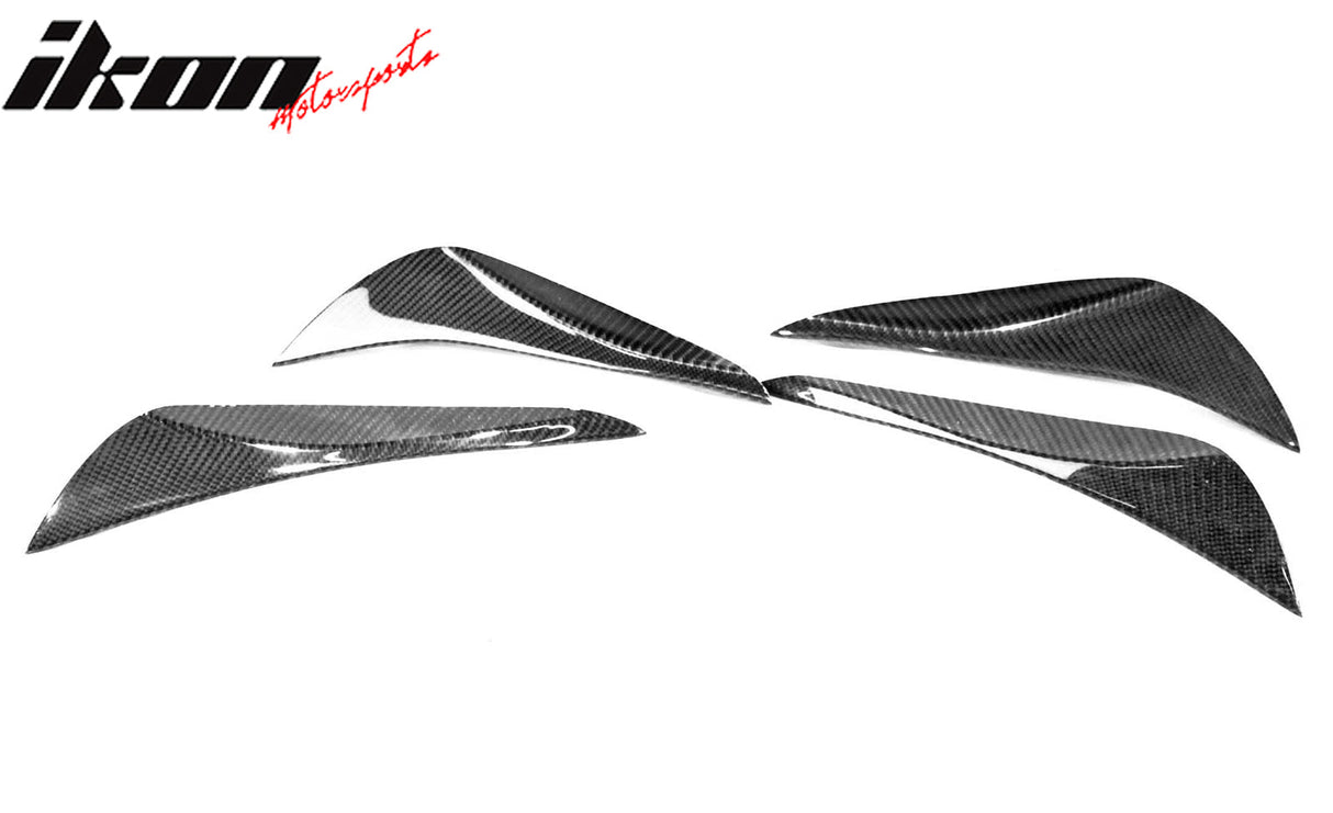 2017-2020 Subaru BRZ Toyota 86 GT86 Front Bumper Canards Carbon Fiber