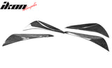 2017-2020 Subaru BRZ Toyota 86 GT86 Front Bumper Canards Carbon Fiber