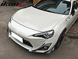 2017-2020 Subaru BRZ Toyota 86 GT86 Front Bumper Canards Carbon Fiber