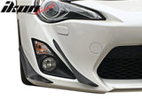 2017-2020 Subaru BRZ Toyota 86 GT86 Front Bumper Canards Carbon Fiber