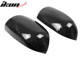 2005-2008 Audi A4 A6 Rear View Mirror Cover Carbon Fiber OEM Style 2PC