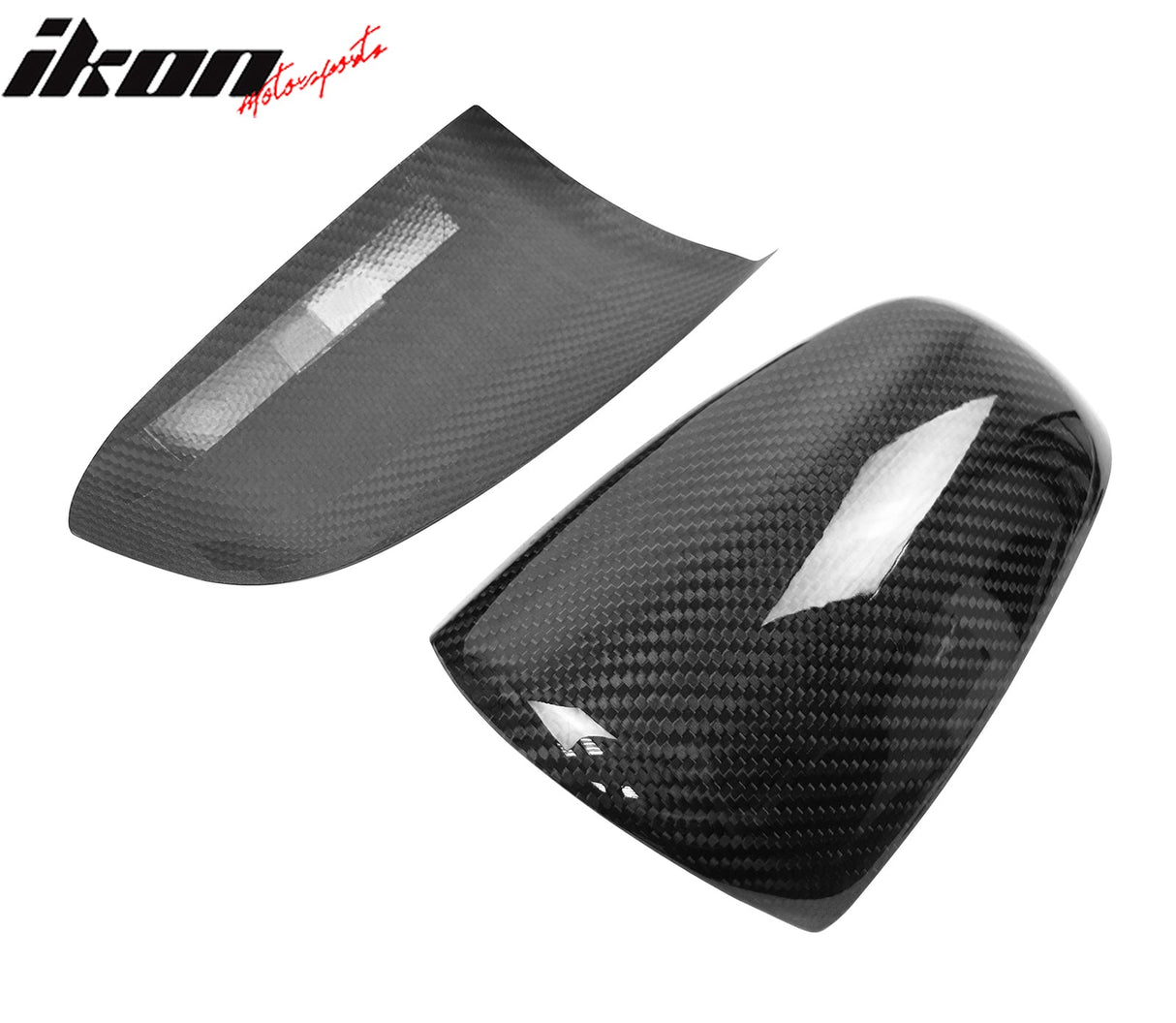 2005-2008 Audi A4 A6 Rear View Mirror Cover Carbon Fiber OEM Style 2PC