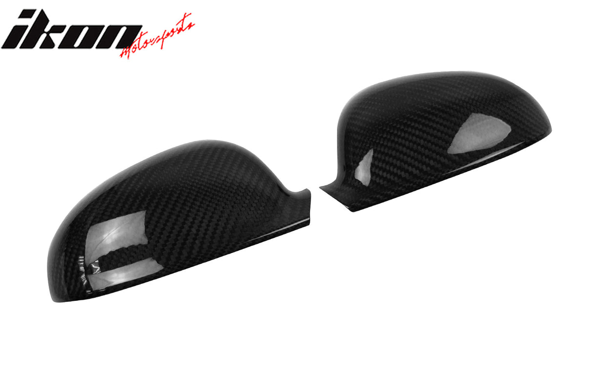 2005-2006 Volkswagen VW Golf MK5 Rear View Mirror Covers Carbon Fiber