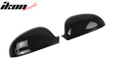 2005-2006 Volkswagen VW Golf MK5 Rear View Mirror Covers Carbon Fiber