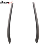 2008-2014 BMW E71 E72 X6 X6M Rear Window Fin Trims Diffuser Spoiler