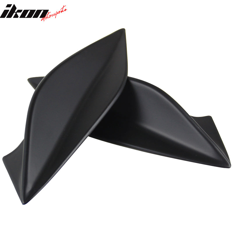 2015-2021 Subaru WRX&STI DTO Style Matte Black Trunk Spoiler Side Fins