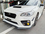 2015-2021 Subaru WRX STI Style Front Bumper Canards Carbon Fiber Vents