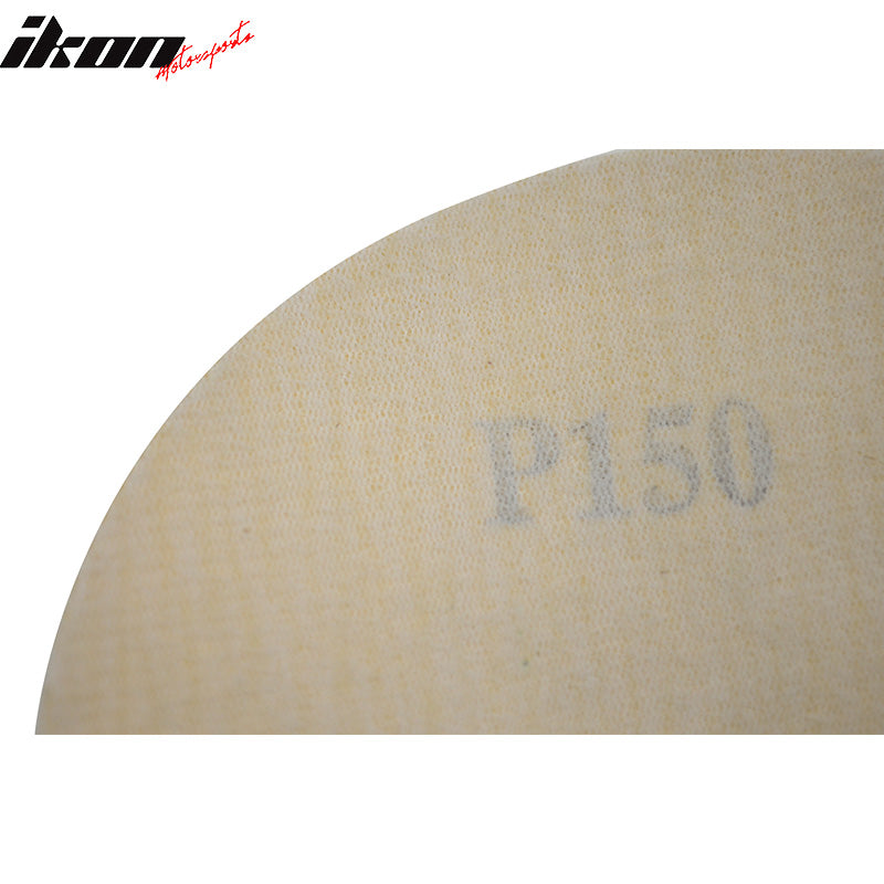 10PCS Disc 150 Grit 5 PSA Auto Sanding Paper Sheets Sandpaper Velcro