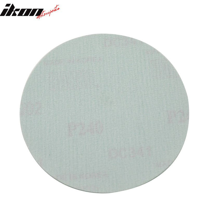 10PCS Disc 240 Grit 5 PSA Green Auto Sanding Paper Sheets Sand Velcro