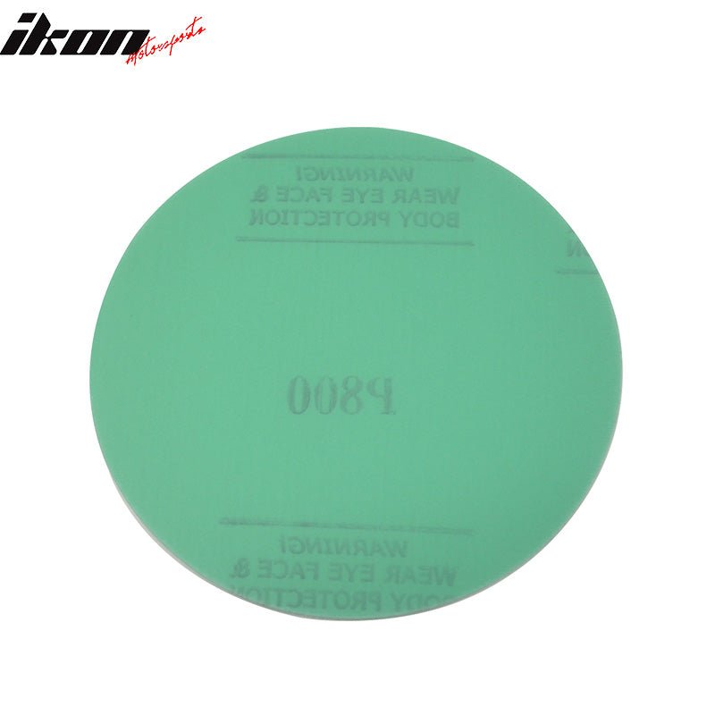 10PC Disc 800 Grit 5 PSA Green Auto Sanding Paper Sheets Sand Velcro