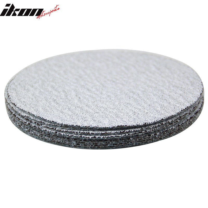 10PC 5in 127mm 60 Grit Auto Sanding Disc Sandpaper Sheets Sand Paper