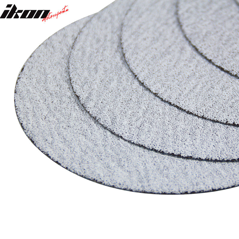 100PC 5in 127mm 80 Grit Auto Sanding Disc Sandpaper Sheets Sand Paper