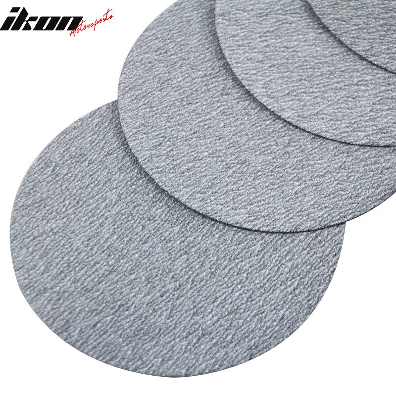 10PC 5in 127mm 180 Grit Auto Sanding Disc Sandpaper Sheets Sand Paper