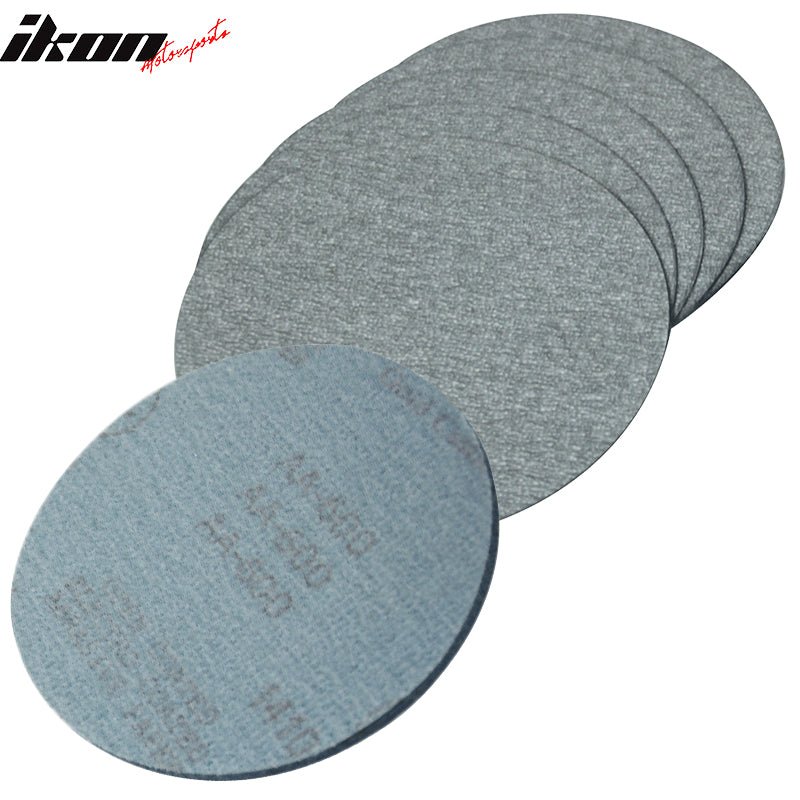 10PC 5in 127mm 600 Grit Auto Sanding Disc Sandpaper Sheets Sand Paper