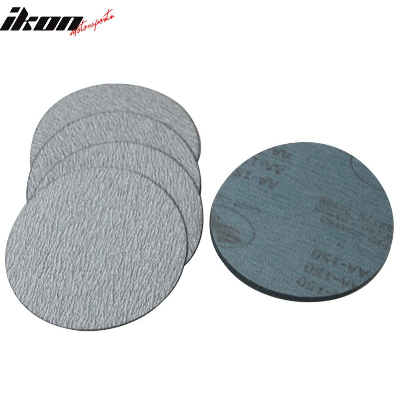 10PC 5in 127mm 150 Grit Auto Sanding Disc Sandpaper Sheets Sand Paper
