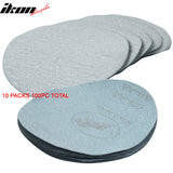 100PC 5in 127mm 400 Grit Auto Sanding Disc Sandpaper Sheets Sand Paper