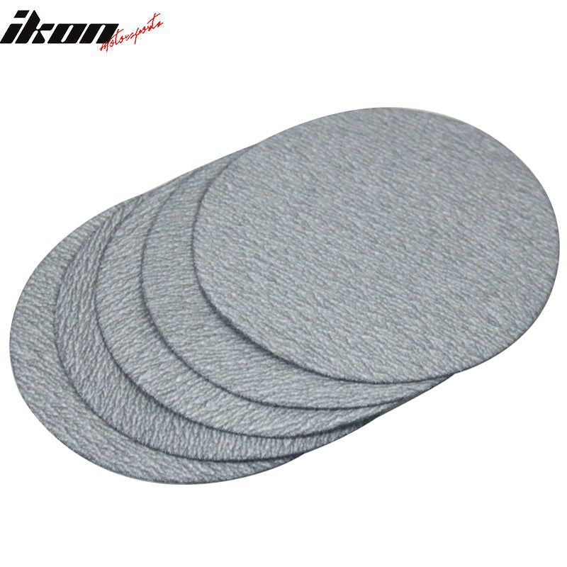 10PC 5in 127mm 240 Grit Auto Sanding Disc Sandpaper Sheets Sand Paper