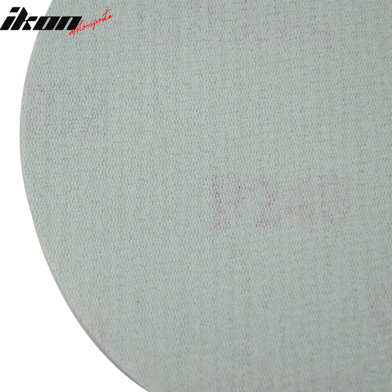 10PC 5in 127mm 240 Grit Auto Sanding Disc Sandpaper Sheets Sand Paper