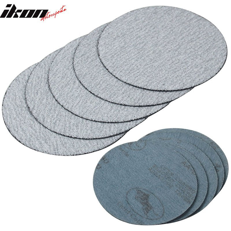 10PC 5in 127mm 100 Grit Auto Sanding Disc Sandpaper Sheets Sand Paper