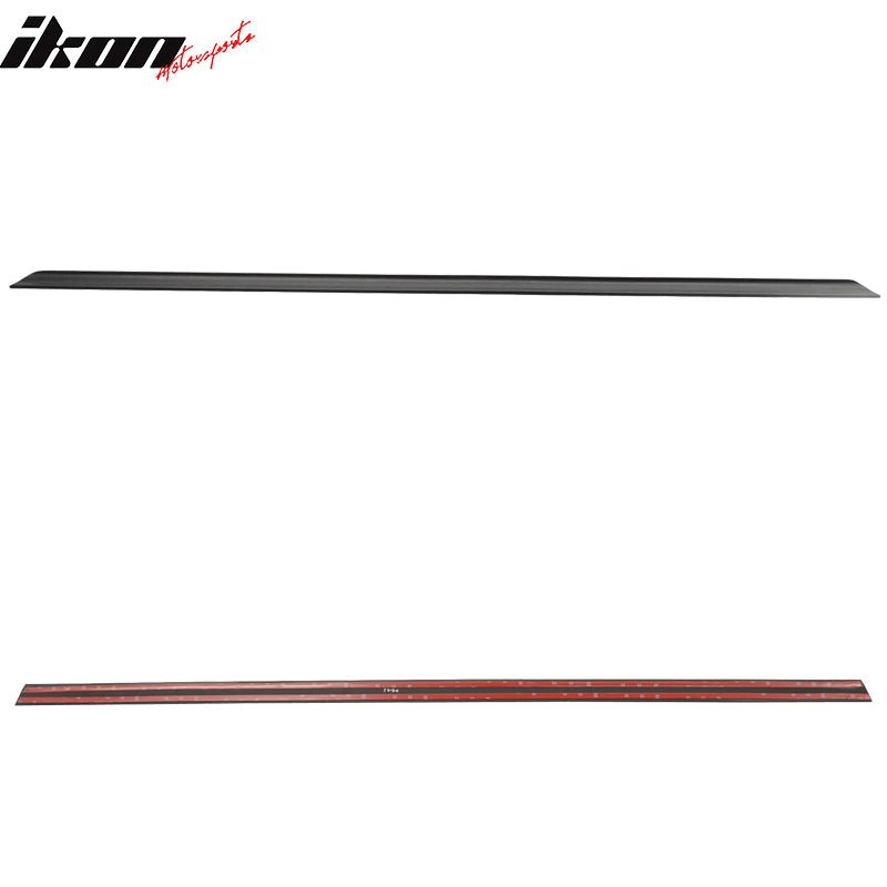 1986-1995 Mercedes-Benz W124 PV Style Black Trunk Spoiler PUF