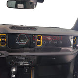 2021+ Bronco Real Carbon Fiber Dashboard Cover