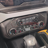 2021+ Bronco Real Carbon Fiber Radio & AC Control Panel Cover