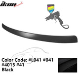 2009-2014 Audi A4 Quattro B8 Sedan 4Door Painted ABS Rear Roof Spoiler