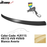 2009-2014 Audi A4 Quattro B8 Sedan 4Door Painted ABS Rear Roof Spoiler