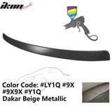 2009-2014 Audi A4 Quattro B8 Sedan 4Door Painted ABS Rear Roof Spoiler