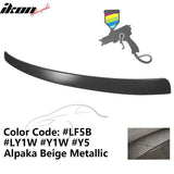 2009-2014 Audi A4 Quattro B8 Sedan 4Door Painted ABS Rear Roof Spoiler