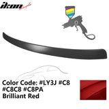 2009-2014 Audi A4 Quattro B8 Sedan 4Door Painted ABS Rear Roof Spoiler