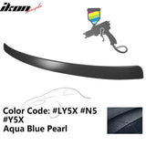 2009-2014 Audi A4 Quattro B8 Sedan 4Door Painted ABS Rear Roof Spoiler